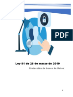 Ley 81 de 26 de Marzo de 2019