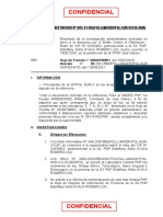 Informe Administrativo Disciplinario Perdida de Cip Ayala Romero Esteffany