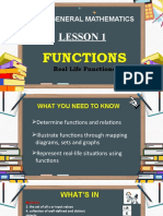 Lesson 1 Functions