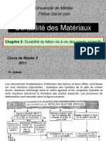 Chap 3 Durabilite Du Beton Vis A Vis Des Agents Agressifs