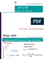 8 AULA 08 Sapatas de Divisa