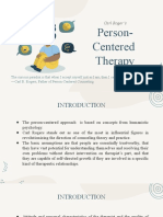 Person Centered Therapy