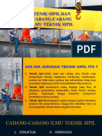 Teknik Sipil Dan Cabang-Cabang Teknik Sipil