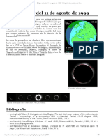 Eclipse Solar Del 11 de Agosto de 1999 - Wikipedia, La Enciclopedia Libre