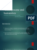 Anthropocene and Humanities. Demecillo