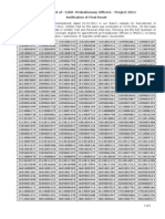 Final Result PO2011