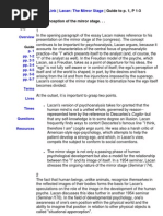 Lacan The Mirror Stage Guide