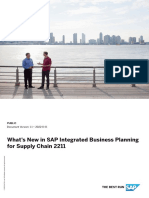 What's New in SAP Integrated Business Planning For Supply Chain 2211