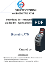 Biometric ATM