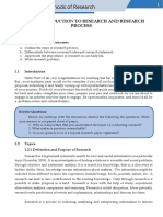 LP1 - Unit1 - GE10-Methods of Research