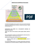 Leyes Y Normativa en Controles Policiales: - Artículo 9 Nadie Podrá Ser Arbitrariamente Detenido, Preso Ni