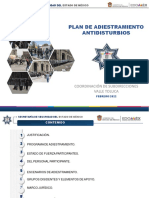 Plan de Adiestramiento Antidisturbios