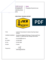 Amin Bin Shahrom - Industrial Training Report