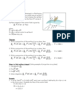 3.5 Surface Integrals