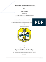 An Industrial Training Report On Data Science