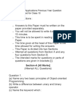 Isce Computer Previous Yr Question Ppr. (2019-2014)