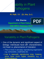 Lect. 12 PL Path 111 - Variability in Plant Pathogens