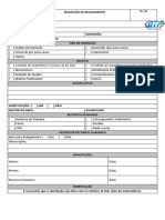 Formulário Requisição de Desligamento