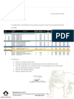 Lista de Precios Sanding Glass 12 10 21