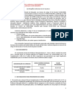 Instruções Especiais SE 02-2013 - Concurso PEB II - Atualizada