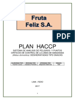 Modelo HACCP Manzanas Deshidratadas