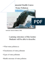 Water Pollution - Medical Students - 2022