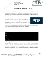 Utilisateurs Et Groupes Linux Exercices