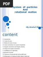 System of Particles and Rotational Motion