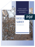 Baseline Survey Islamabad Finalised