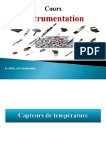 Cours Instrumentation (Capteurs de Température)