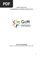 Audit Trails Mechanism of Gem