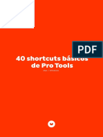 40 Shortcuts Básicos Pro Tools