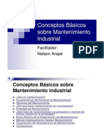 Conceptos Basicos de Mantenimiento Industrial