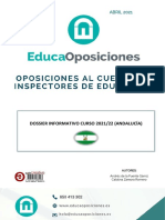 Dossier Inspeccion Educacion Andalucia 2021 - 22