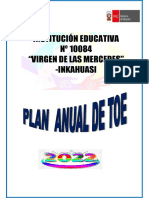 Plan de Toe I.E. 10084 - Virgen de Las Mercedes