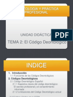 Tema 2. El Código Deontológico