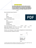 4 Format Surat Keterangan Pengalaman Kerja Dengan Usia 35 Tahun Dan Masa Kerja Minimal 3 Tahun Uo Kemhan-Mabes Tni Angkatan