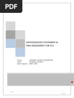 Methodology Statement & Risk Assessment For Fcu