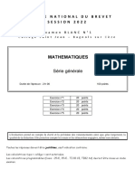 Brevet BLANC 2022 - 1