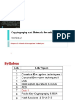 Section 02 - Classical Encryption Techniques I