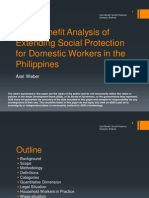 Cost-Benefit Analysis of Extending Social Protection For Domestic Workers in The Philippines