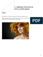 Tutorial 3 How To Blend - Merge Photos in Photoshop With Layer Mask