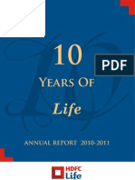 HDFC Life Annual Report 10-11