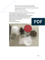 Aprende A Elaborar Una Tintura A Partir de Plantas Medicinales