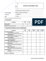 Interview Assessment Form - NATASHA