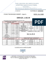 Fiche Technique 42.5 N