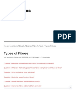 Types of Fibres - Class 6, Fibre To Fabric