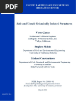 Safe and Unsafe Seismically Isolated Structures