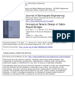 Conceptual Seismic Design of Cable-Stayed Bridge