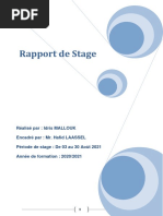 Rapport de Stage